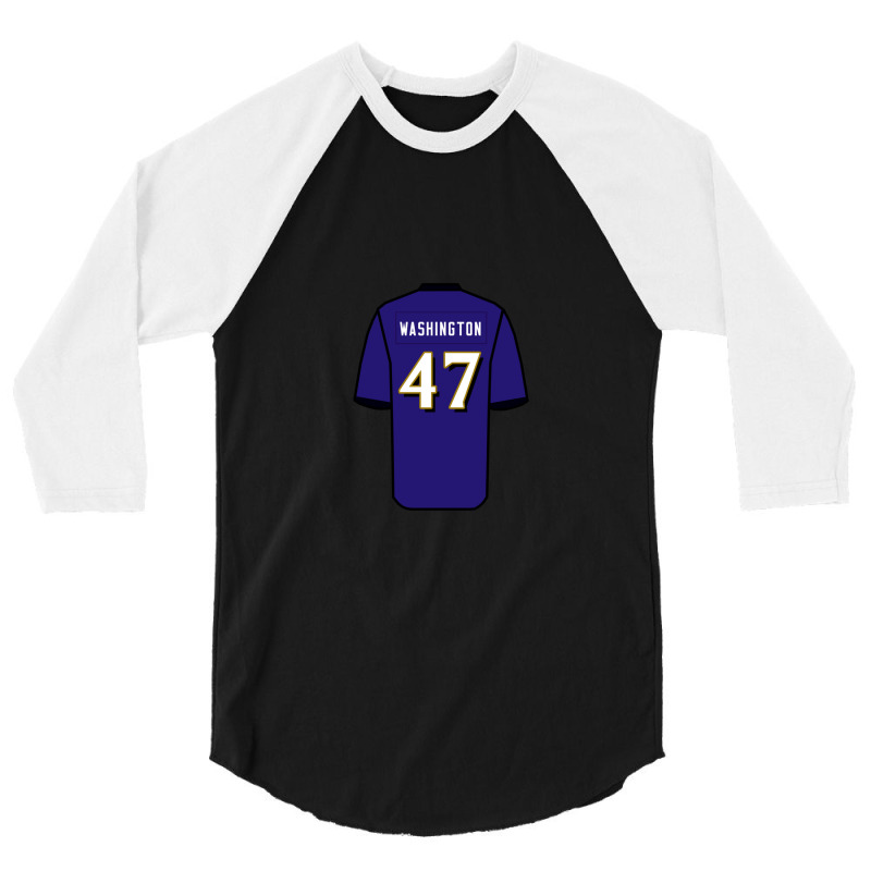 Ar'darius Washington Jersey 3/4 Sleeve Shirt by LornaHicks | Artistshot