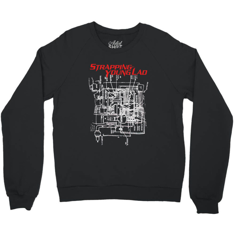 Strapping Young Lad Crewneck Sweatshirt | Artistshot