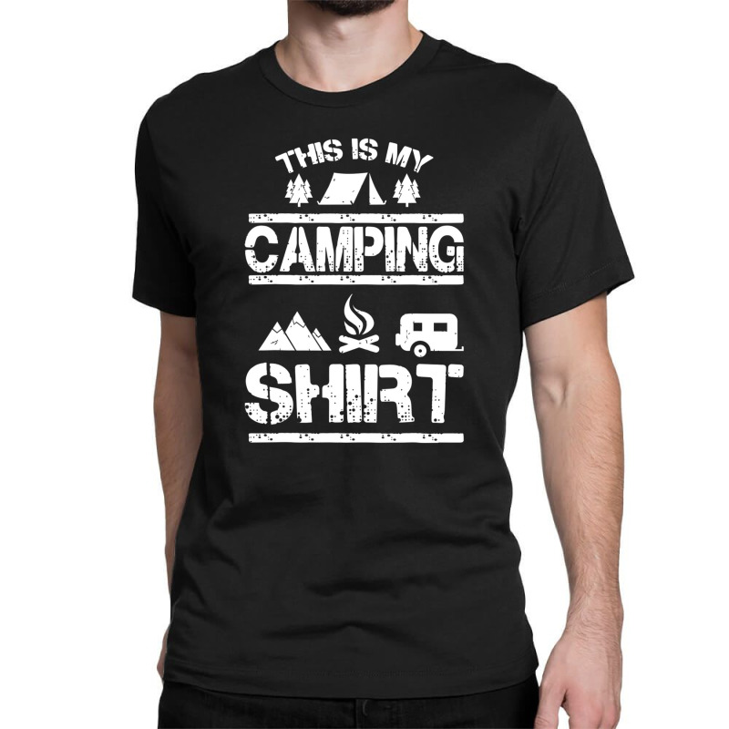 Camping Trailer Camper Van Mobile Home Caravan Motorhome Classic T-shirt by aniyahabodor | Artistshot