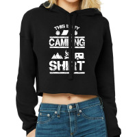 Camping Trailer Camper Van Mobile Home Caravan Motorhome Cropped Hoodie | Artistshot