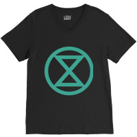 Extinction V-neck Tee | Artistshot