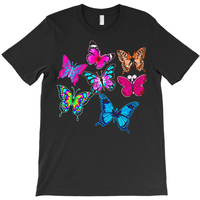 Butterflies T  Shirt Colorful Butterflies T  Shirt T-shirt | Artistshot