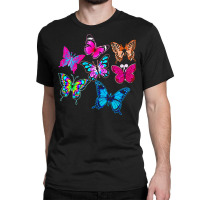 Butterflies T  Shirt Colorful Butterflies T  Shirt Classic T-shirt | Artistshot