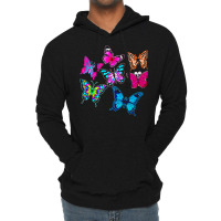 Butterflies T  Shirt Colorful Butterflies T  Shirt Lightweight Hoodie | Artistshot