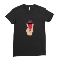 Lick Clit For Satan Ladies Fitted T-shirt | Artistshot