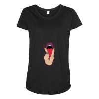 Lick Clit For Satan Maternity Scoop Neck T-shirt | Artistshot