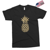 Gold Glitter Pineapple Exclusive T-shirt | Artistshot