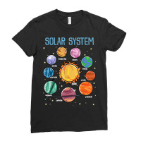 Solar System Planets Ladies Fitted T-shirt | Artistshot