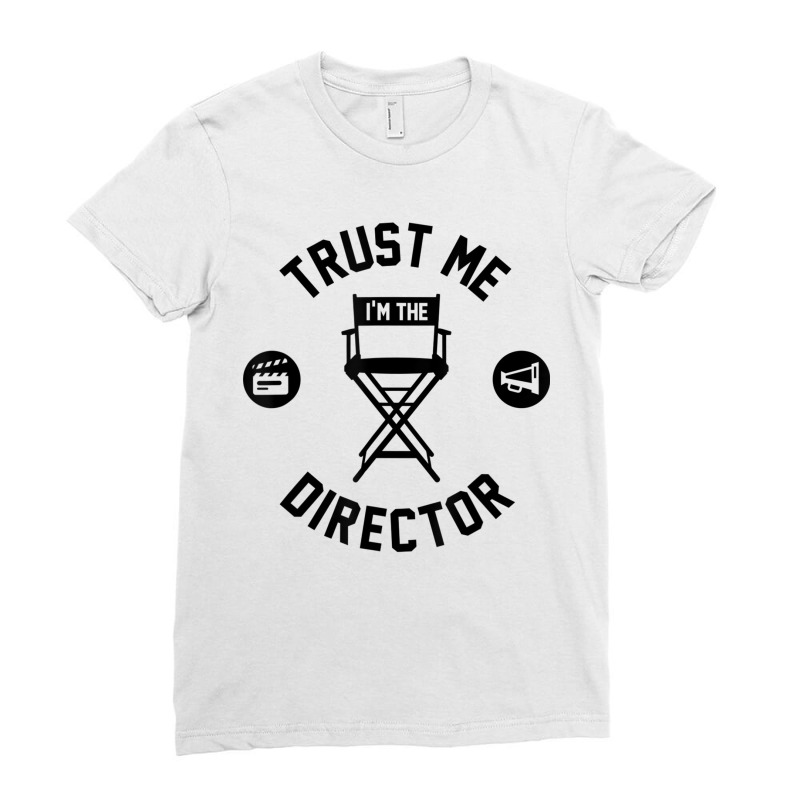 Im The Director With Chair Clapboard  Megaphone Ladies Fitted T-Shirt by SparkleTzeremes | Artistshot