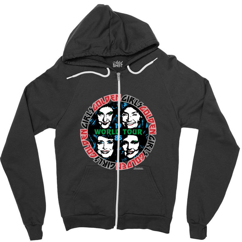 Golden Girls World Tour 1985 Zipper Hoodie | Artistshot