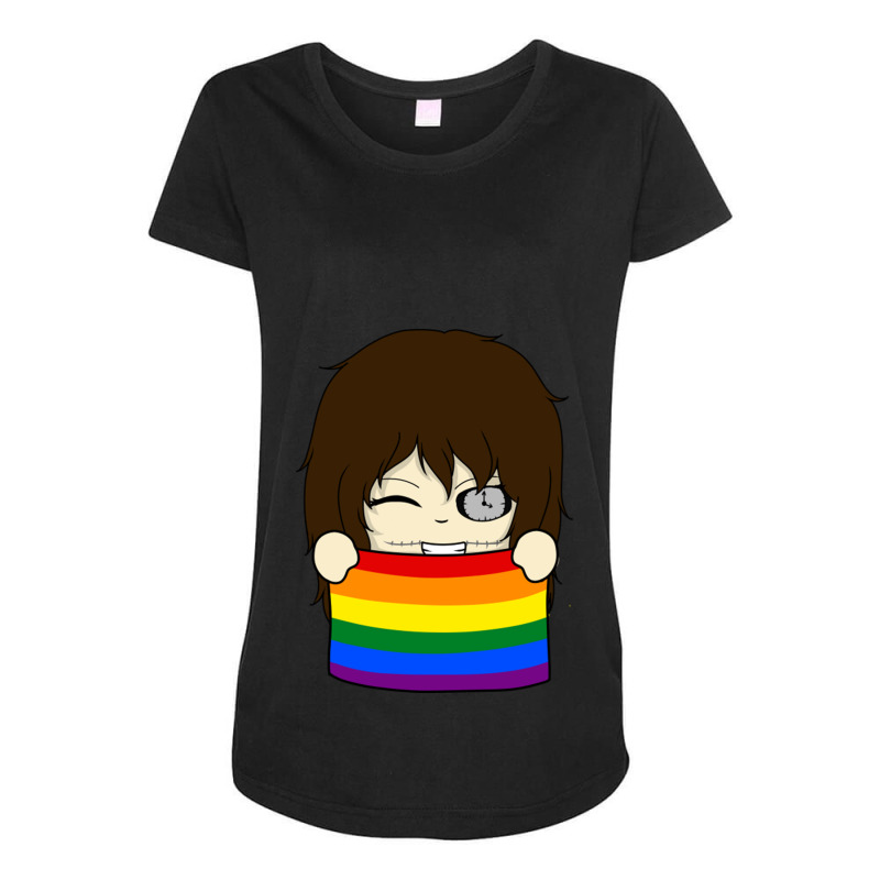 Creepypasta Pride Chibi Clockwork Maternity Scoop Neck T-shirt by LanaErica | Artistshot