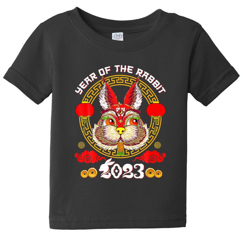 Happy Chinese New Year 2023 Year Of The Rabbit Horoscope Baby Tee | Artistshot