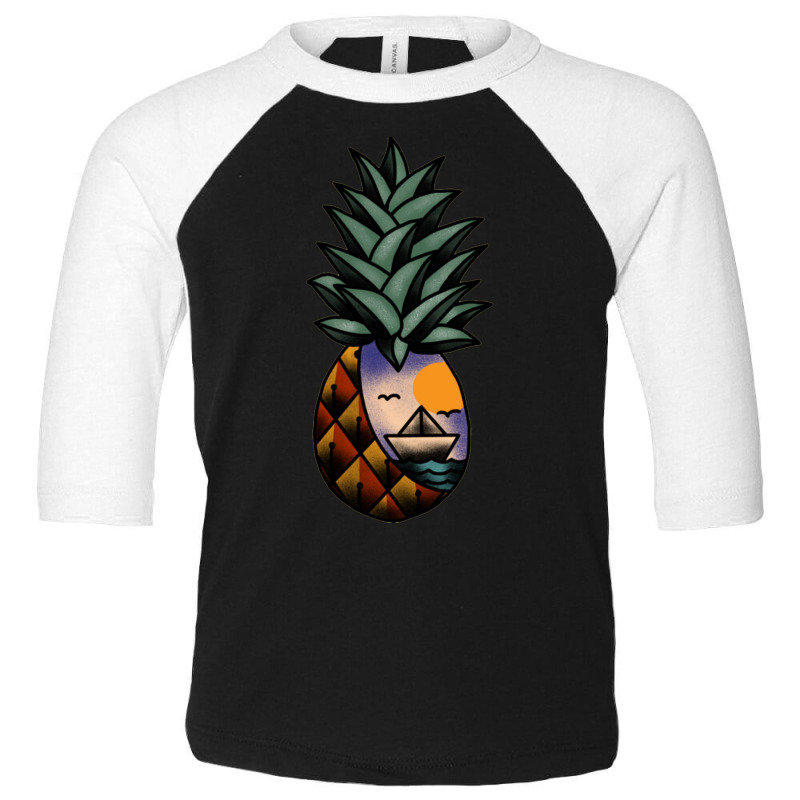 Pineapple Exposure Toddler 3/4 Sleeve Tee by Acoy | Artistshot