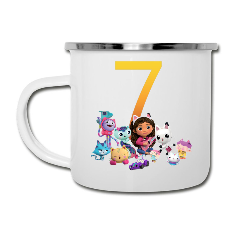 Gabby Dollhouse 7th Birthday Boy And Girl Costom Number Camper Cup | Artistshot