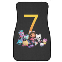 Gabby Dollhouse 7th Birthday Boy And Girl Costom Number Front Car Mat | Artistshot