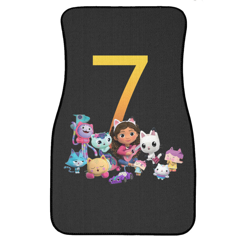 Gabby Dollhouse 7th Birthday Boy And Girl Costom Number Front Car Mat | Artistshot