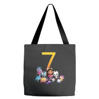 Gabby Dollhouse 7th Birthday Boy And Girl Costom Number Tote Bags | Artistshot