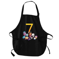 Gabby Dollhouse 7th Birthday Boy And Girl Costom Number Medium-length Apron | Artistshot