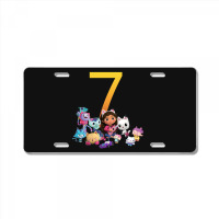 Gabby Dollhouse 7th Birthday Boy And Girl Costom Number License Plate | Artistshot