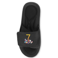 Gabby Dollhouse 7th Birthday Boy And Girl Costom Number Slide Sandal | Artistshot