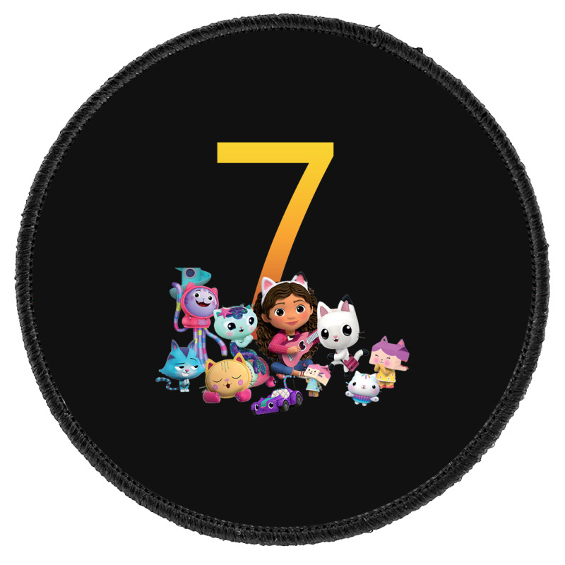 Gabby Dollhouse 7th Birthday Boy And Girl Costom Number Round Patch | Artistshot