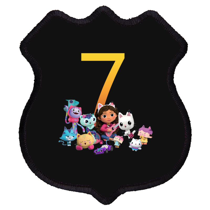 Gabby Dollhouse 7th Birthday Boy And Girl Costom Number Shield Patch | Artistshot