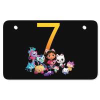 Gabby Dollhouse 7th Birthday Boy And Girl Costom Number Atv License Plate | Artistshot