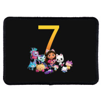 Gabby Dollhouse 7th Birthday Boy And Girl Costom Number Rectangle Patch | Artistshot