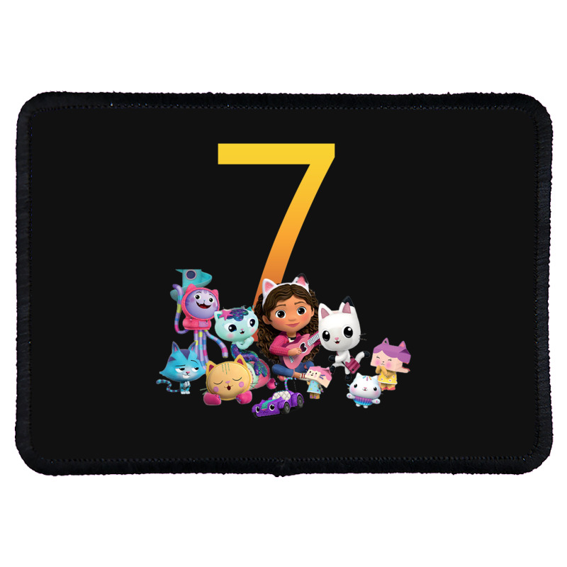 Gabby Dollhouse 7th Birthday Boy And Girl Costom Number Rectangle Patch | Artistshot