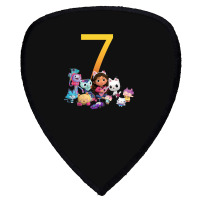 Gabby Dollhouse 7th Birthday Boy And Girl Costom Number Shield S Patch | Artistshot