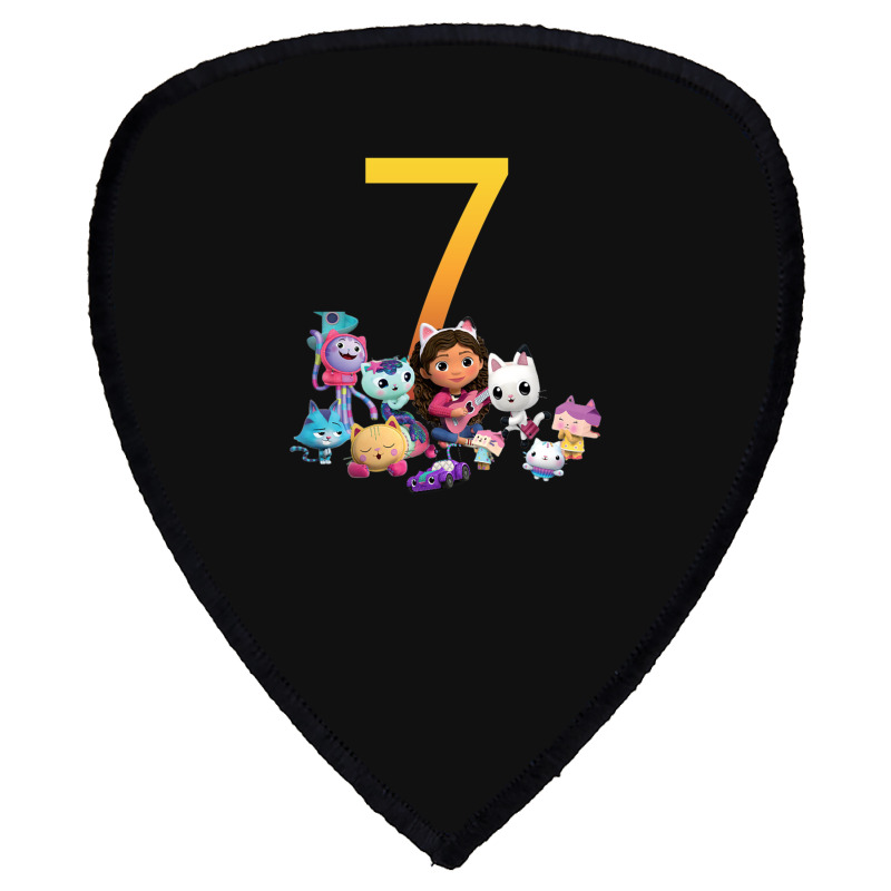 Gabby Dollhouse 7th Birthday Boy And Girl Costom Number Shield S Patch | Artistshot