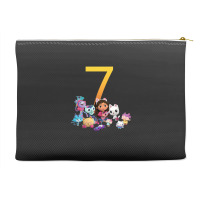 Gabby Dollhouse 7th Birthday Boy And Girl Costom Number Accessory Pouches | Artistshot