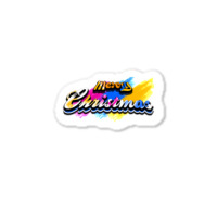 Merry Christmas Hiphop Shirts Sticker | Artistshot