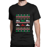 Go-kart Ugly Christmas Sweater Classic T-shirt | Artistshot