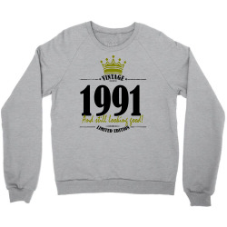 vintage 1991 and still looking good Crewneck Sweatshirt | Artistshot