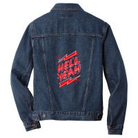 Hell Fuckin Yeah (7) .png Men Denim Jacket | Artistshot