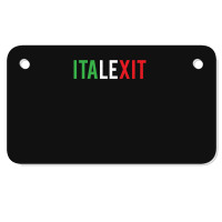 Italexit Matteo Salvini Premier Support Motorcycle License Plate | Artistshot