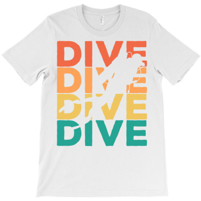 Retro Vintage Diving Gift For Scuba Divers T Shirt T-shirt Designed By Jinxpenta