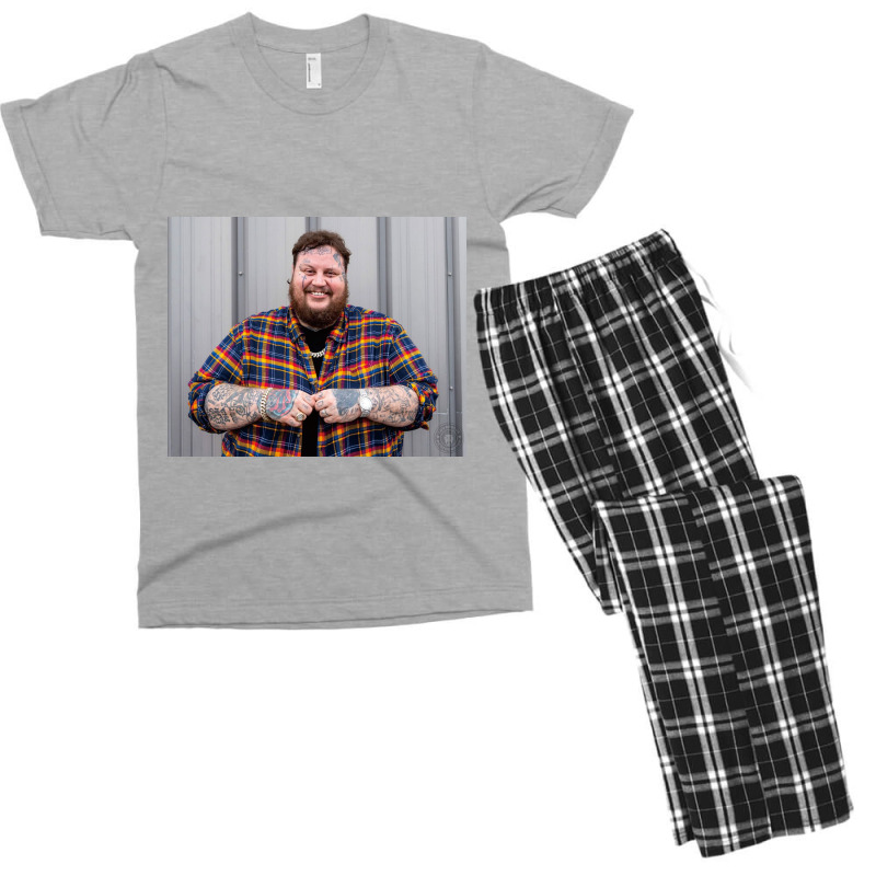 Jelly Roll Smile Men's T-shirt Pajama Set by Hello Asa | Artistshot