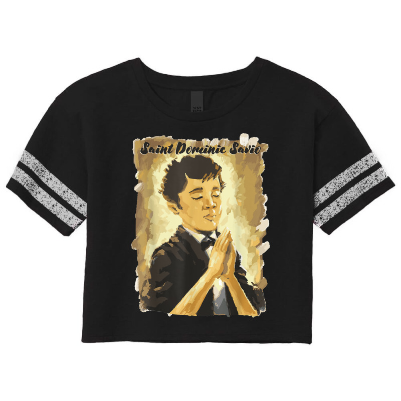 St Dominic Savio Teenage Boy Saints Catholic Patron Saint T Shirt Scorecard Crop Tee by nyce | Artistshot