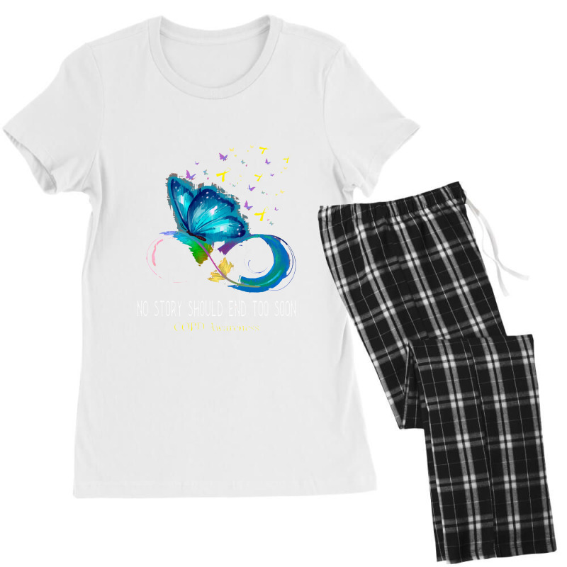 Copd Awareness   No Story Should End Too Soon C O P D Awareness Women's Pajamas Set by salamansik | Artistshot