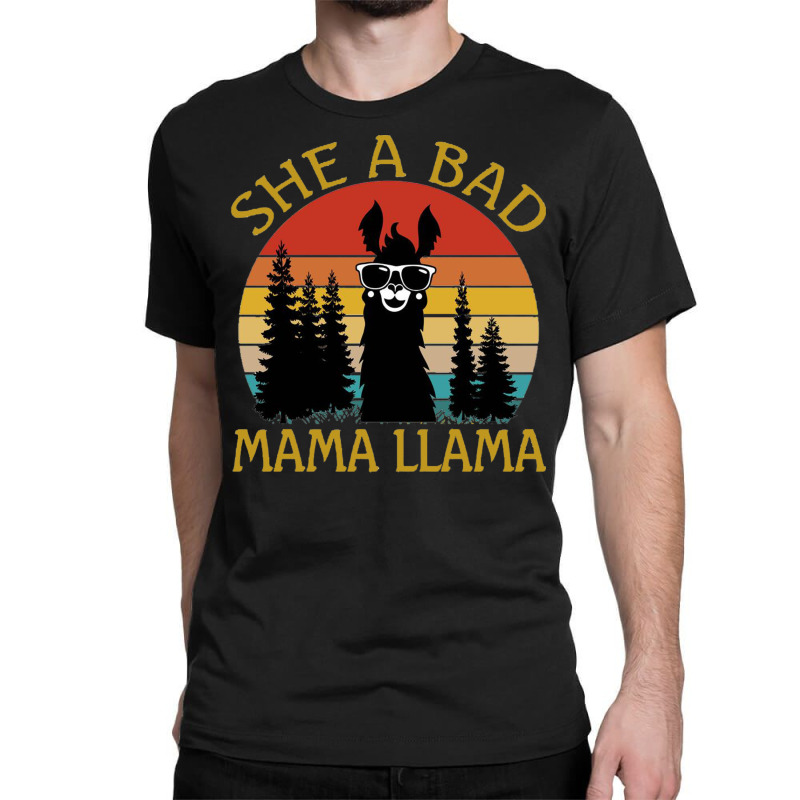 Bad Mama Llama Classic T-shirt 