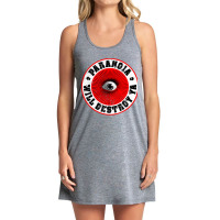 Paranoia Will Destroy Ya' Red Black Amp White Tank Dress | Artistshot