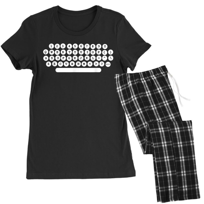 Typewriter Novel Author Book Writer Literary Editor T Women's Pajamas Set by KelseyHachler | Artistshot