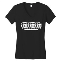 Typewriter Novel Author Book Writer Literary Editor T Women's V-neck T-shirt | Artistshot