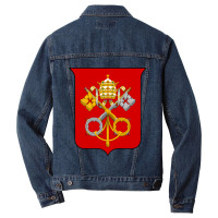 Coat Of Arms Holy See Men Denim Jacket | Artistshot