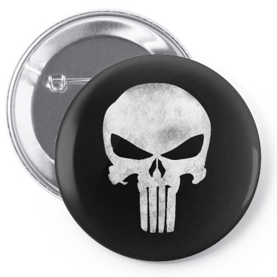 Punisher Skull Vintage Pin-back Button Designed By Dejavu77