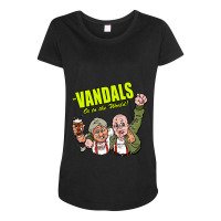 The Vandals Maternity Scoop Neck T-shirt | Artistshot