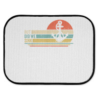 Boating But Did We Sink Pontoon Captain T Shirt Rear Car Mat | Artistshot