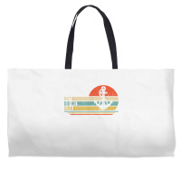 Boating But Did We Sink Pontoon Captain T Shirt Weekender Totes | Artistshot